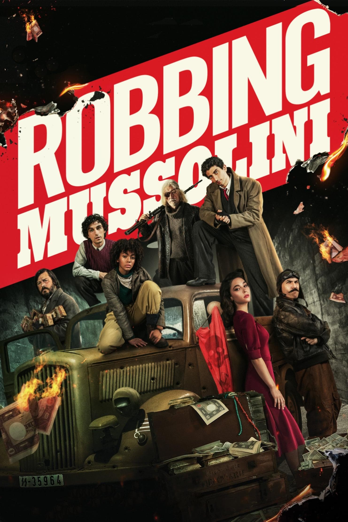 Poster Robbing Mussolini