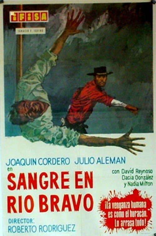 Poster Sangre en Rio Bravo