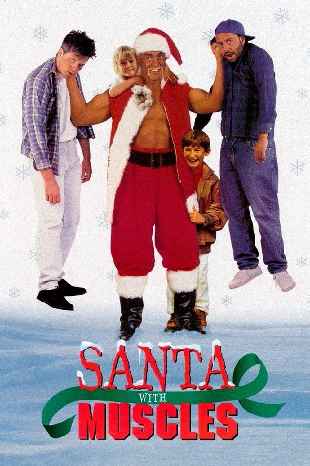 Poster Santa with Muscles