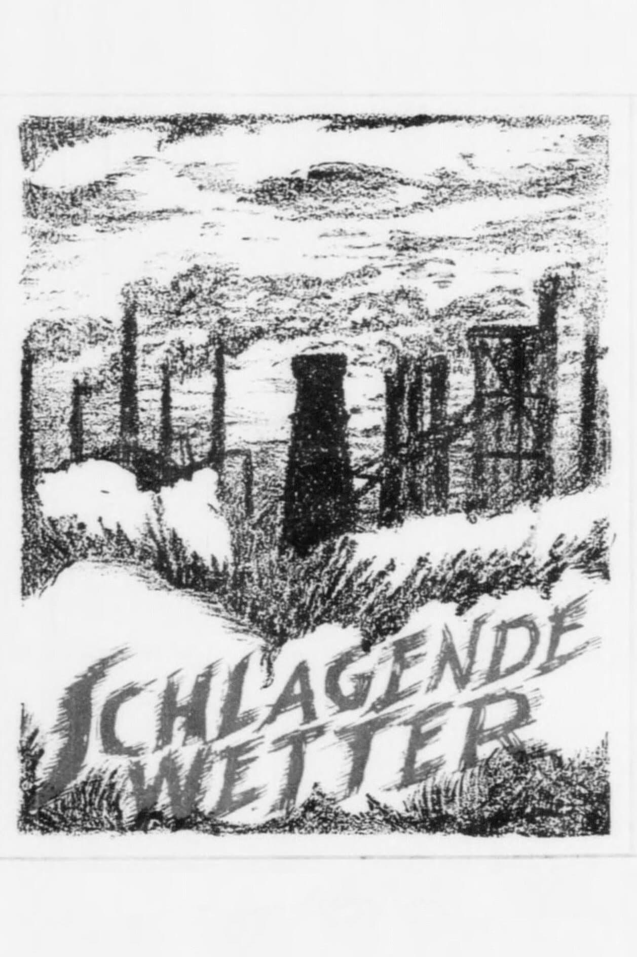Poster Schlagende Wetter