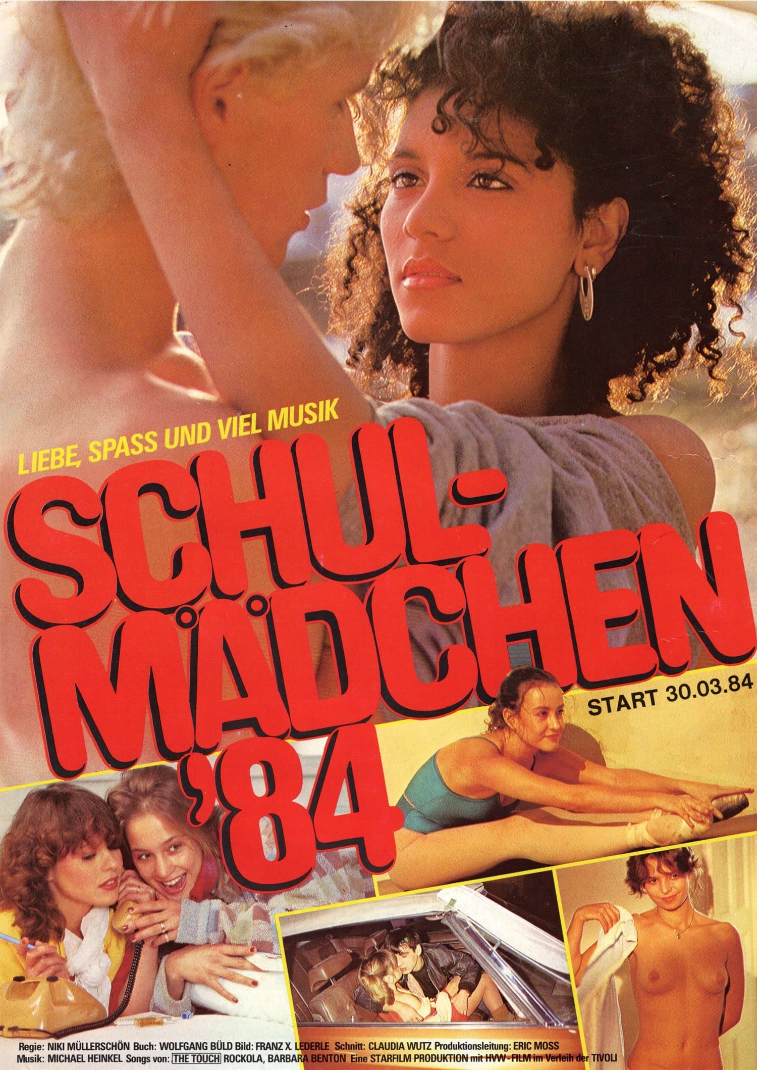 Poster Schulmädchen '84
