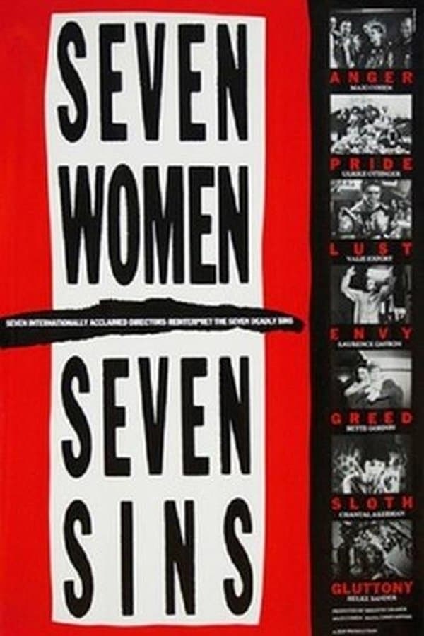 Poster Seven Women, Seven Sins