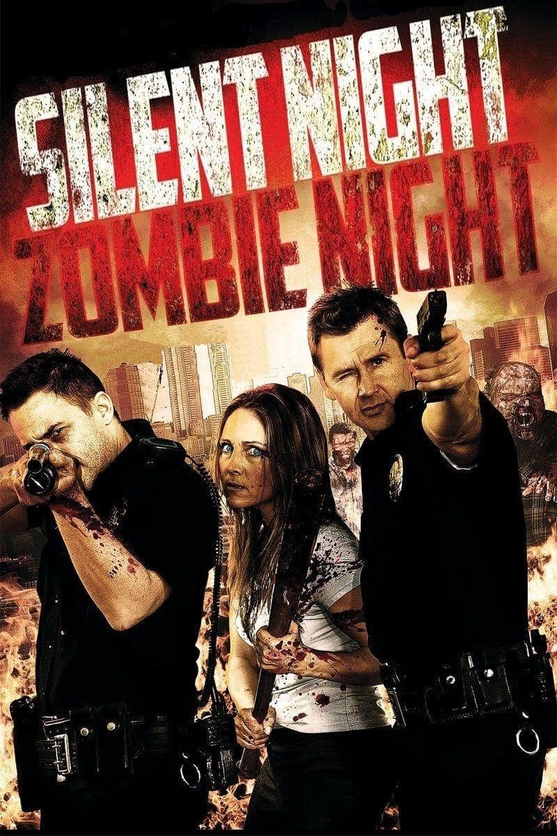 Poster Silent Night, Zombie Night