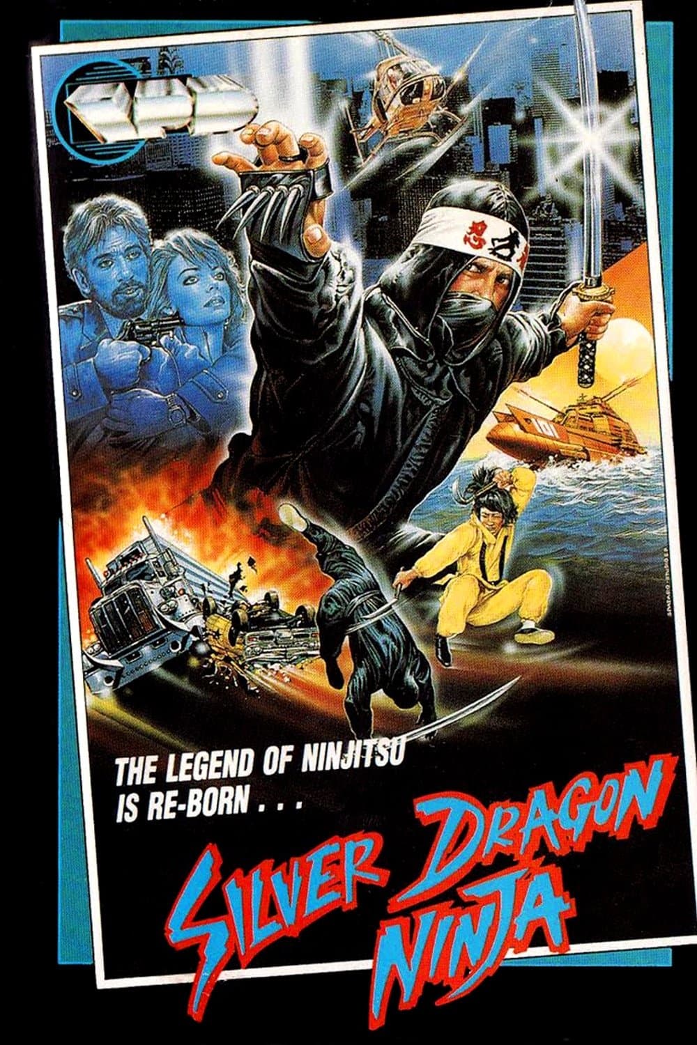 Poster Silver Dragon Ninja
