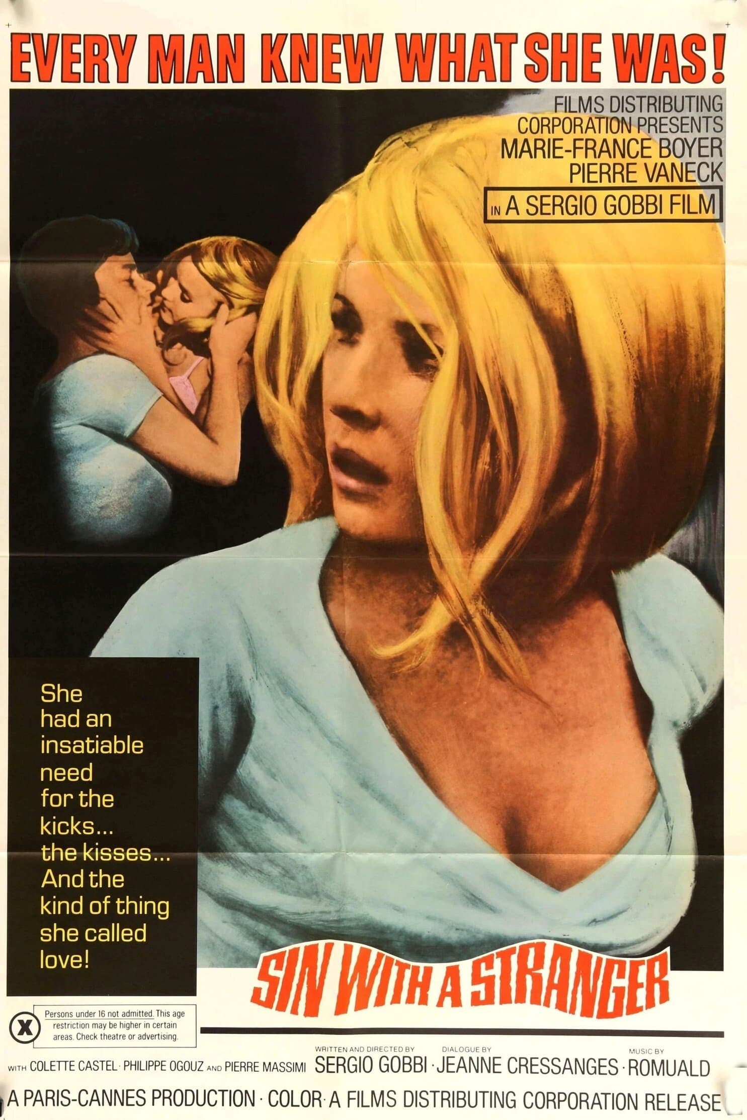 Poster Sin with a Stranger