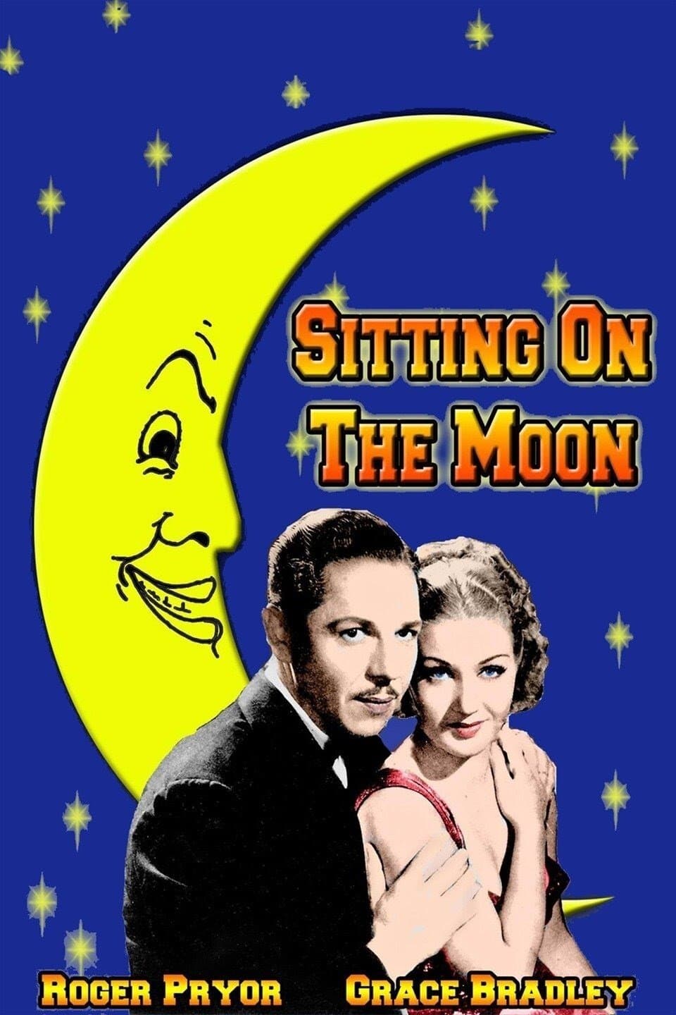 Poster Sitting on the Moon