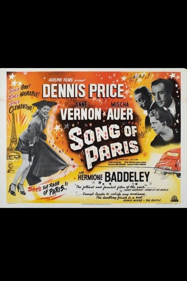 Poster Song of Paris