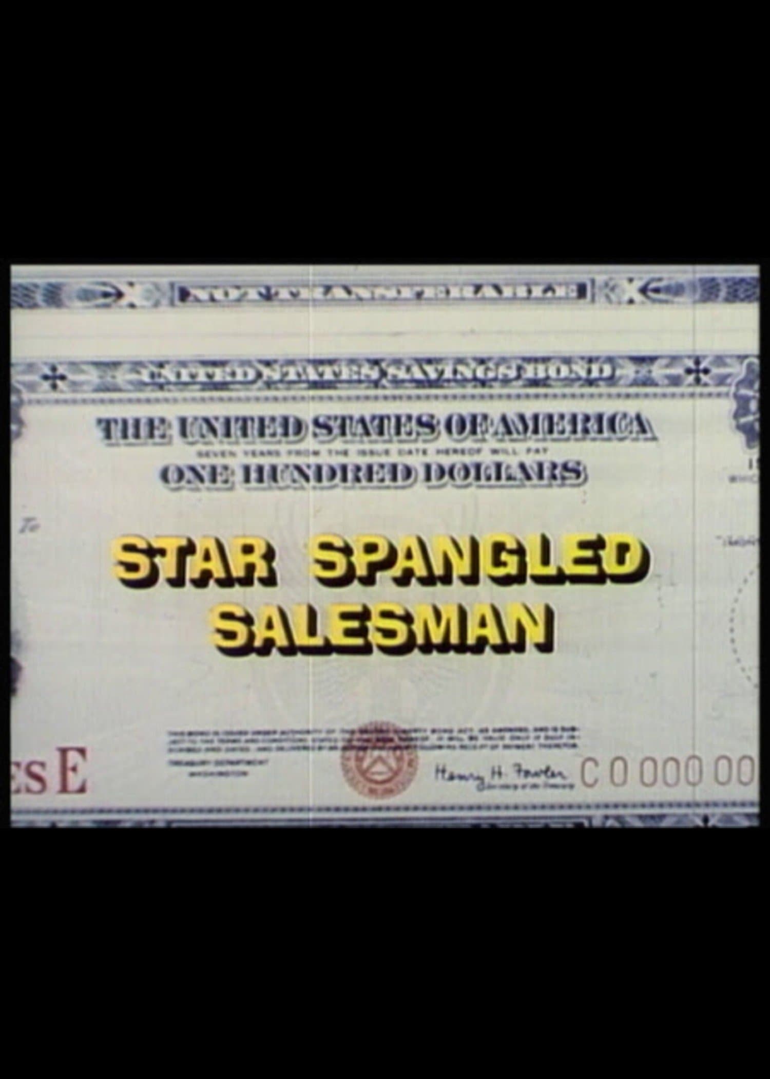 Poster Star Spangled Salesman
