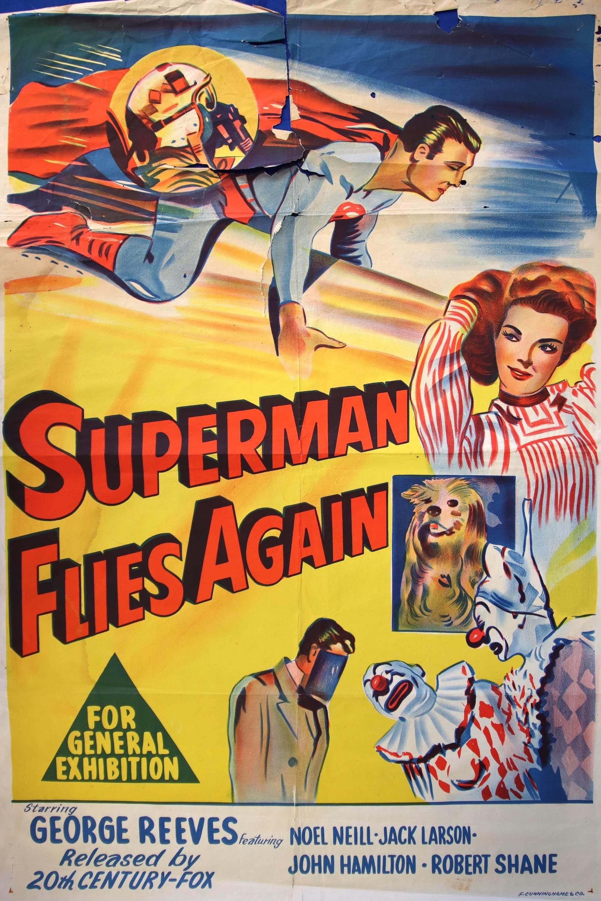 Poster Superman Flies Again
