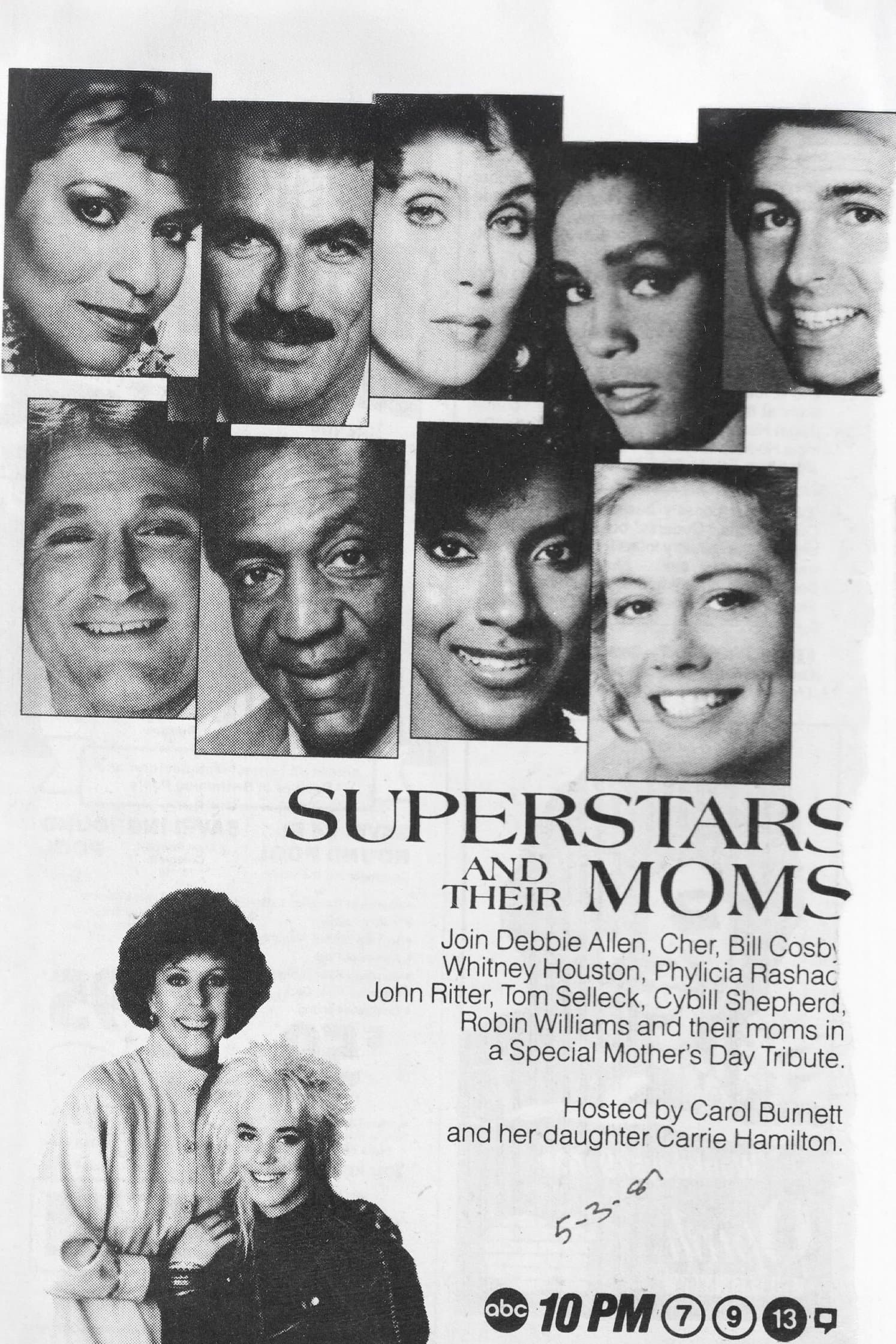 Poster Superstars and their Moms
