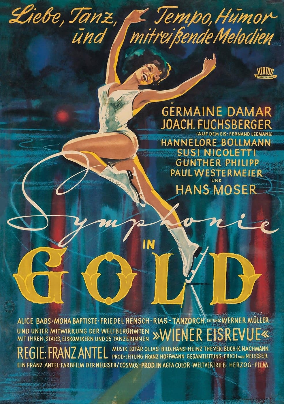 Poster Symphonie in Gold