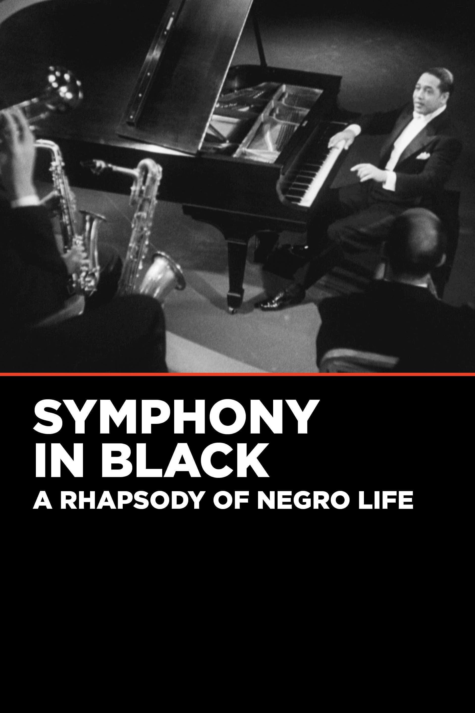 Poster Symphony in Black: A Rhapsody of Negro Life