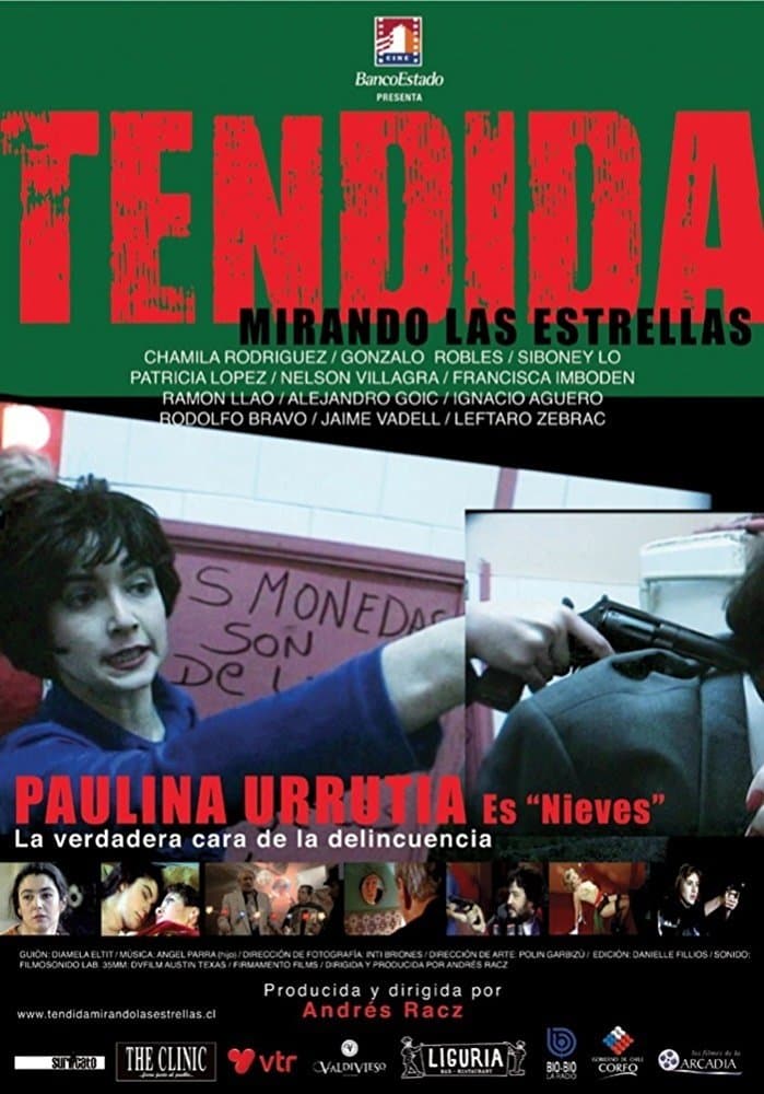 Poster Tendida mirando las estrellas