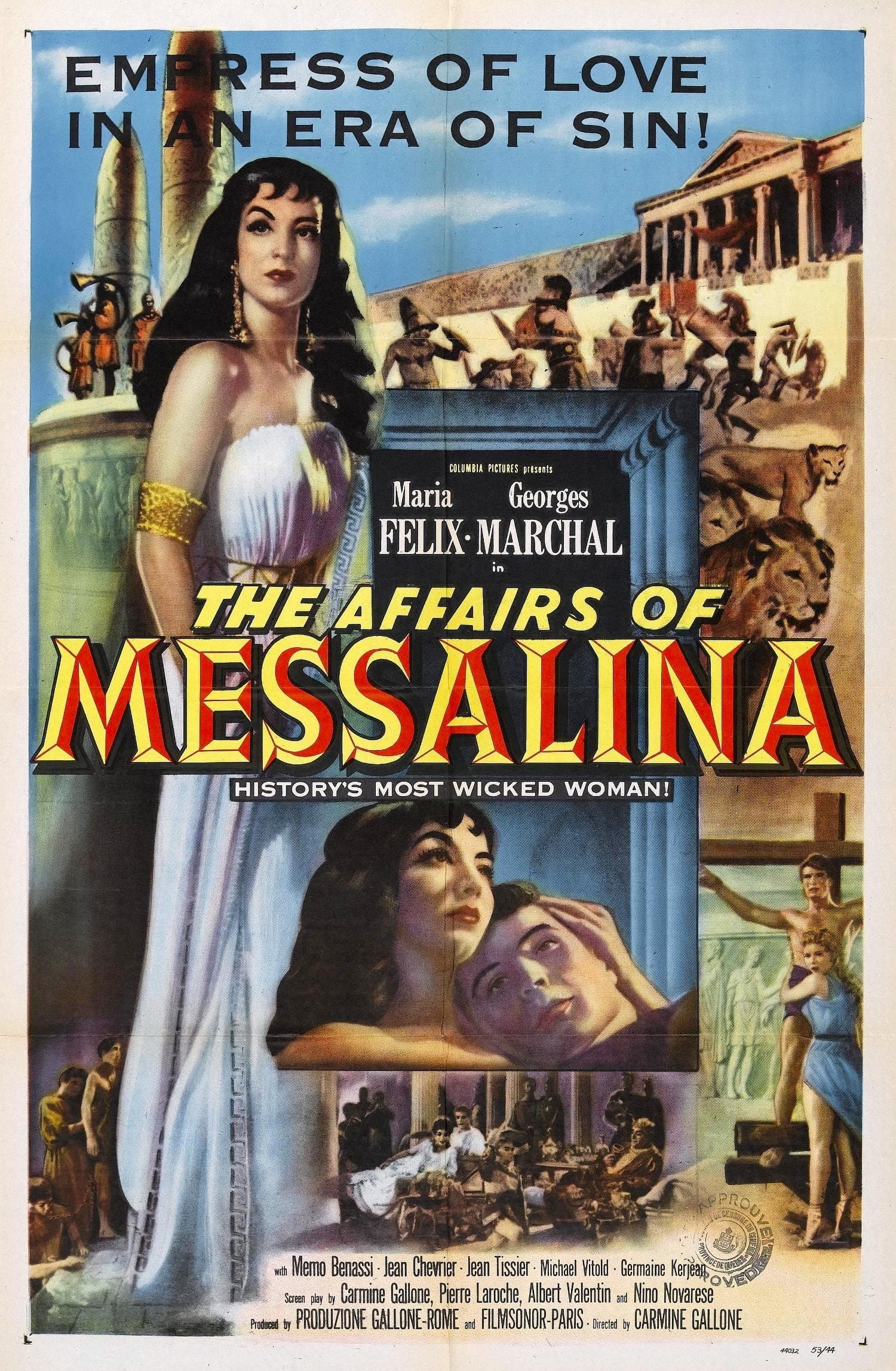 Poster The Affairs of Messalina