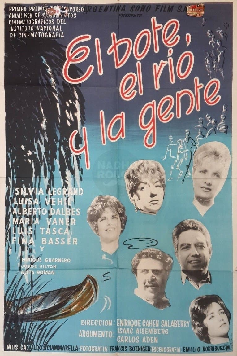 Poster The boat, the river and the people