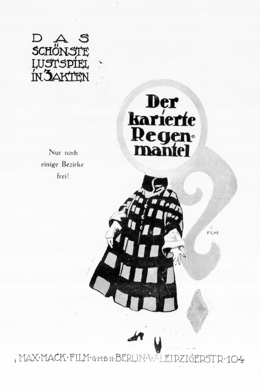 Poster The Checkered Raincoat