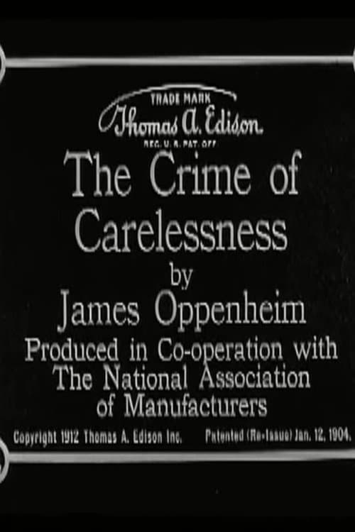 Poster The Crime of Carelessness