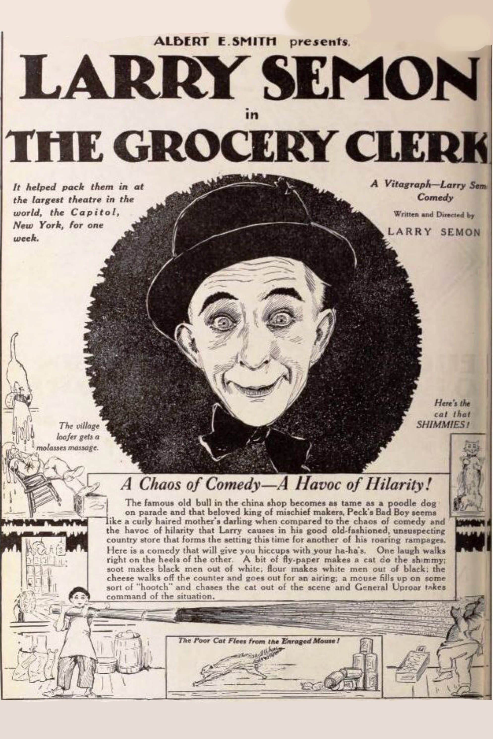 Poster The Grocery Clerk