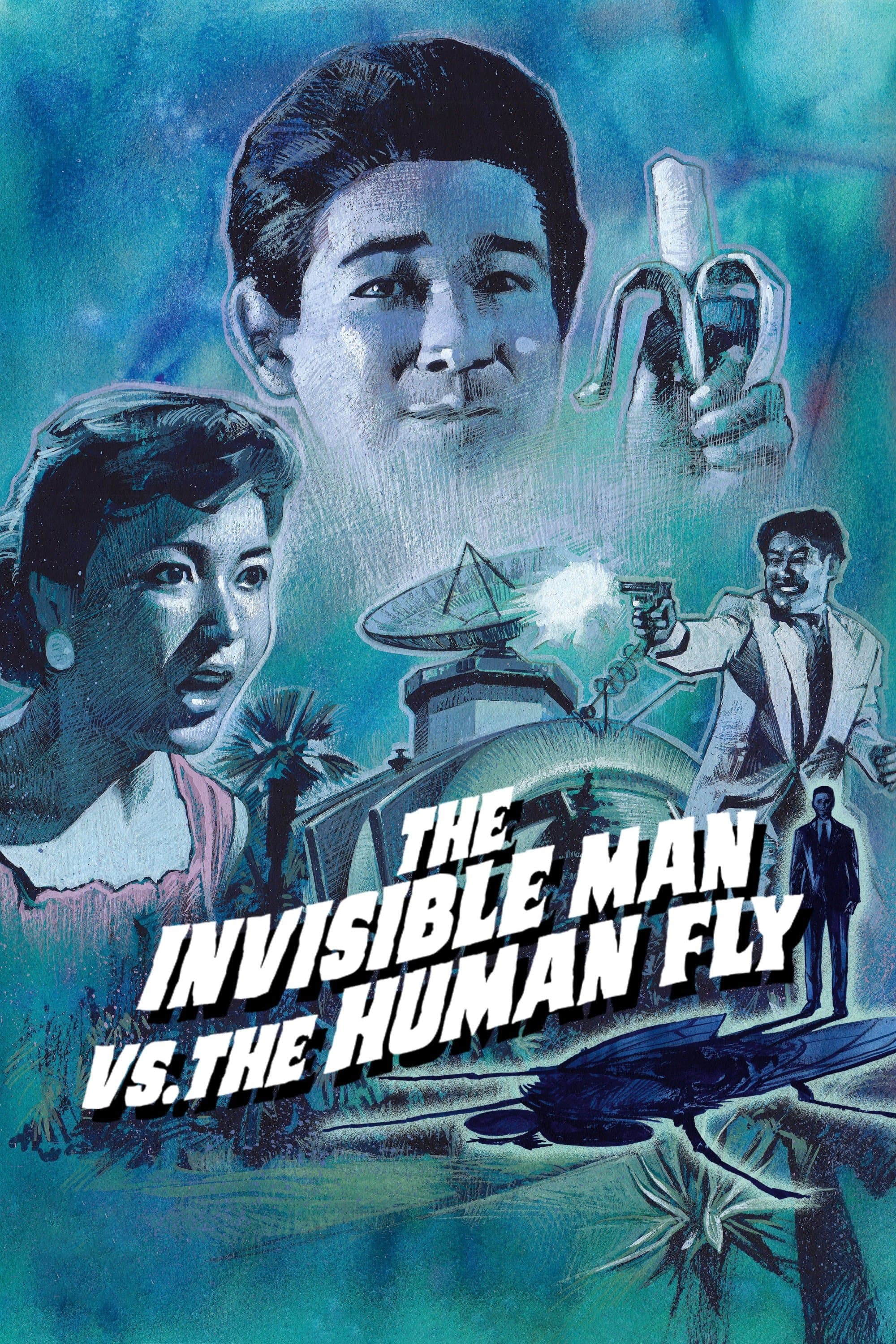 Poster The Invisible Man vs. The Human Fly