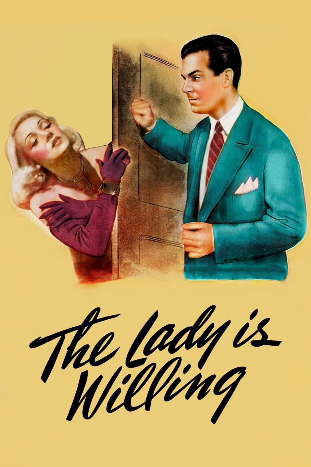 Poster The Lady Is Willing