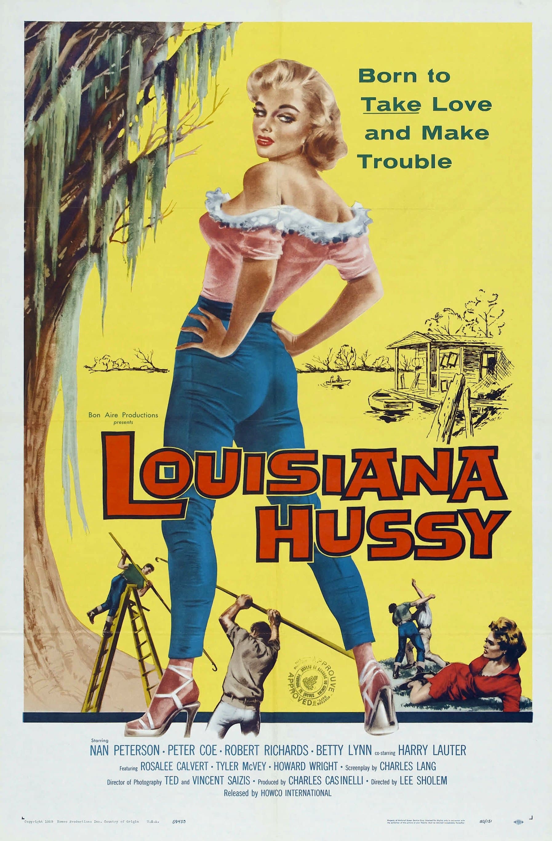 Poster The Louisiana Hussy