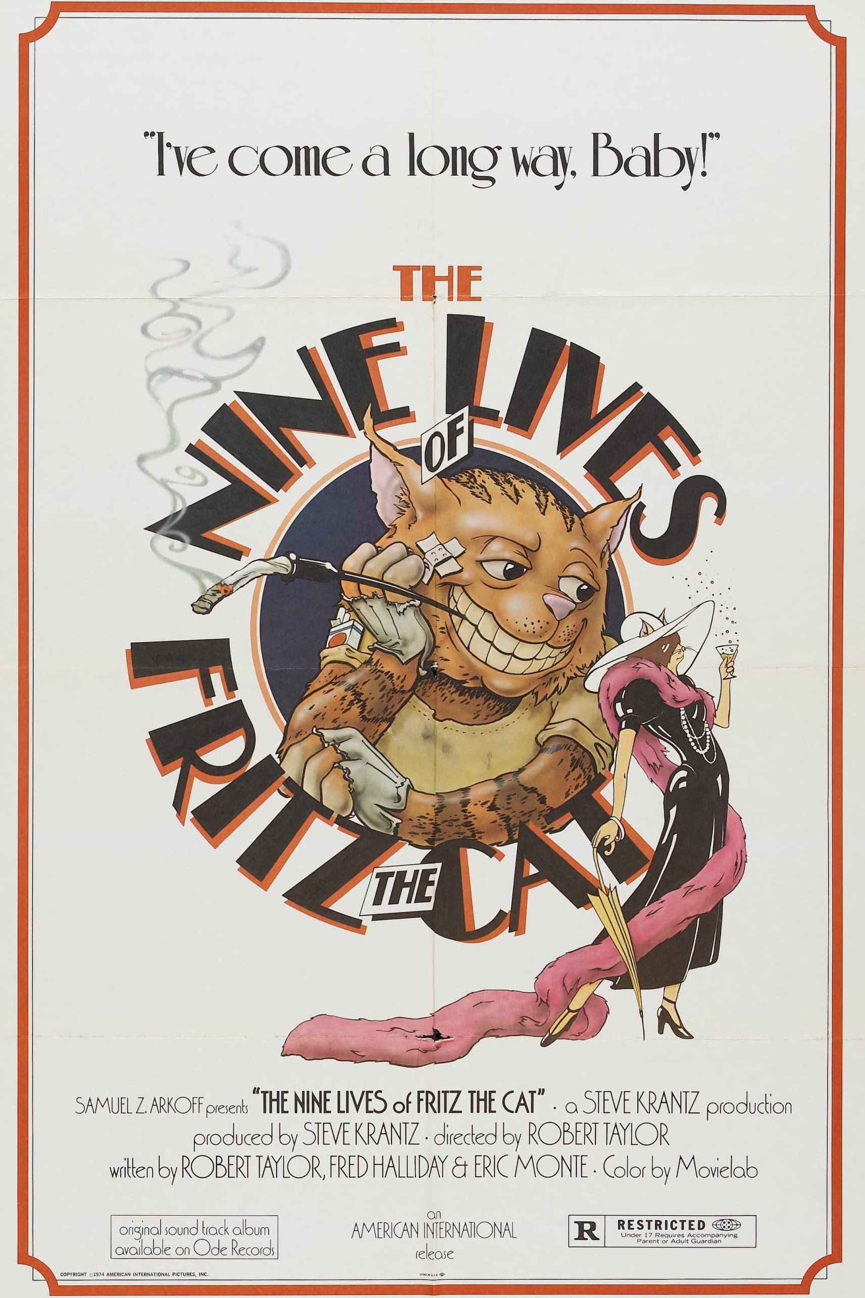 Poster The Nine Lives of Fritz the Cat