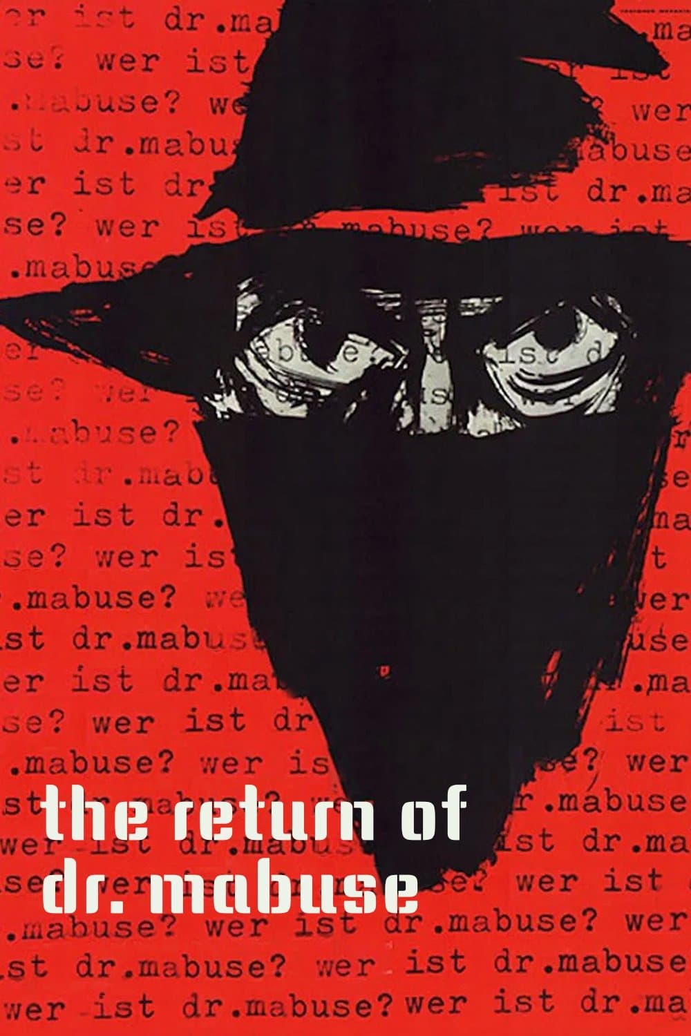 Poster The Return of Dr. Mabuse