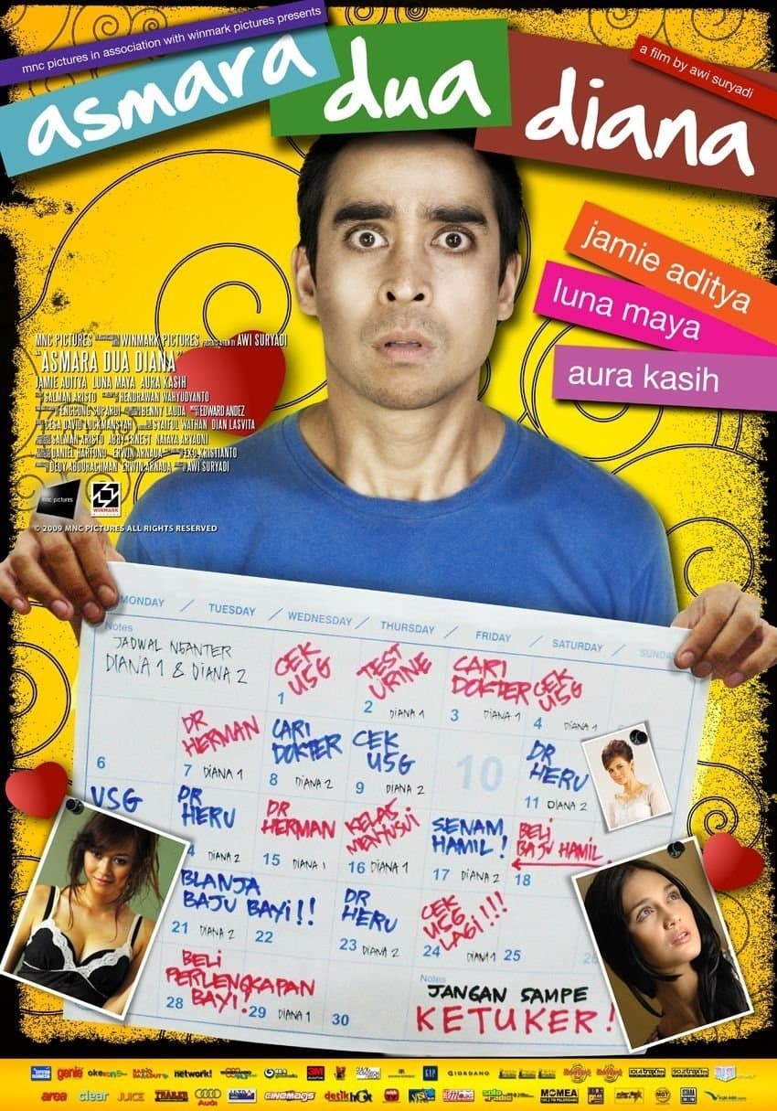 Poster The Romance of Two Dianas