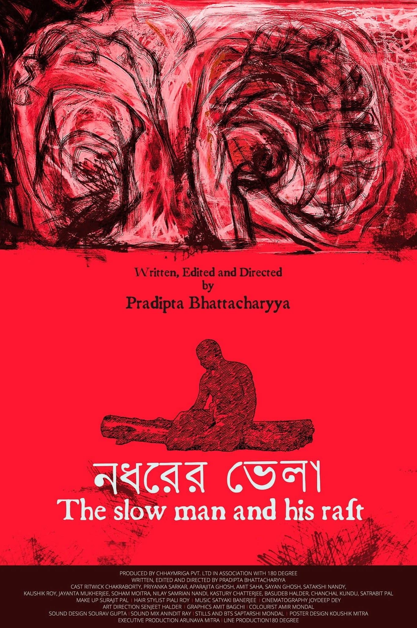Poster The Slow Man and His Raft
