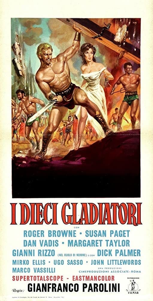 Poster The Ten Gladiators