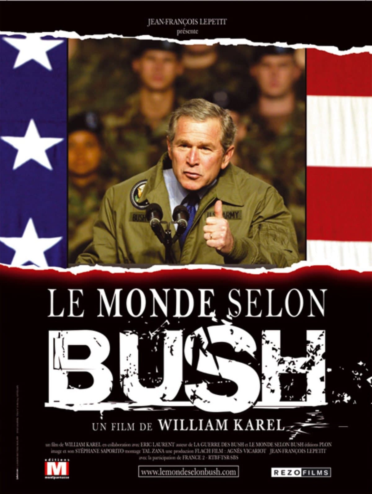 Poster The World According To Bush