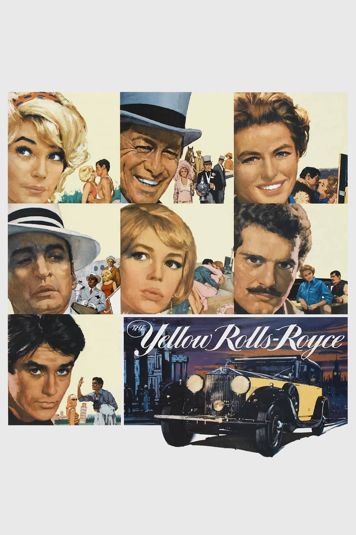 Poster The Yellow Rolls-Royce