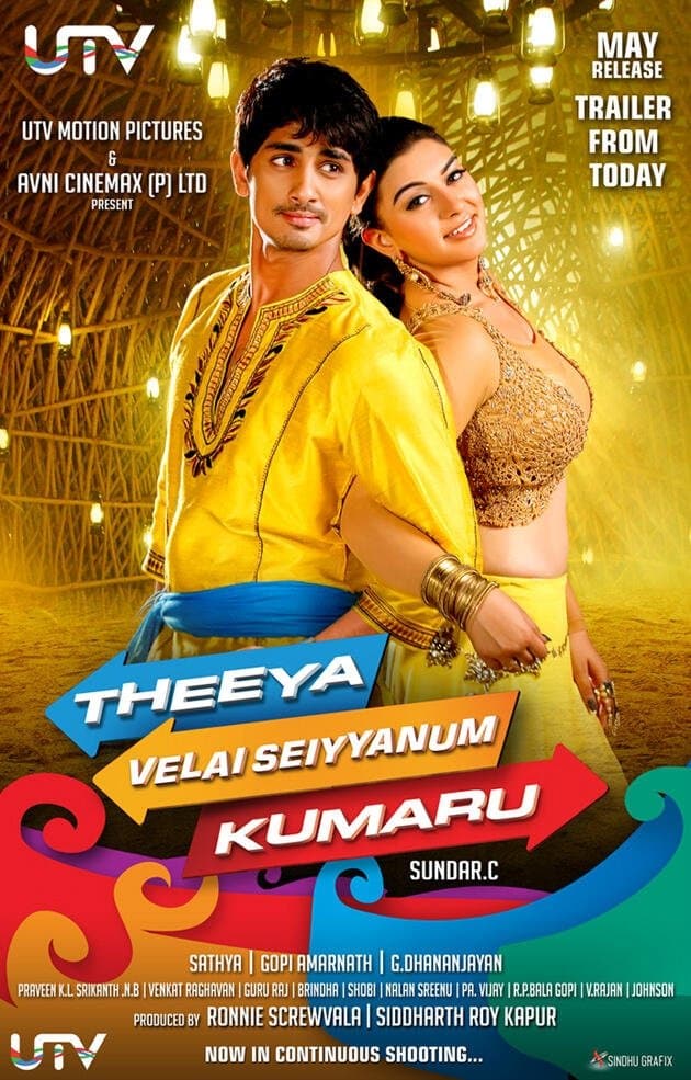Poster Theeya Velai Seiyyanum Kumaru