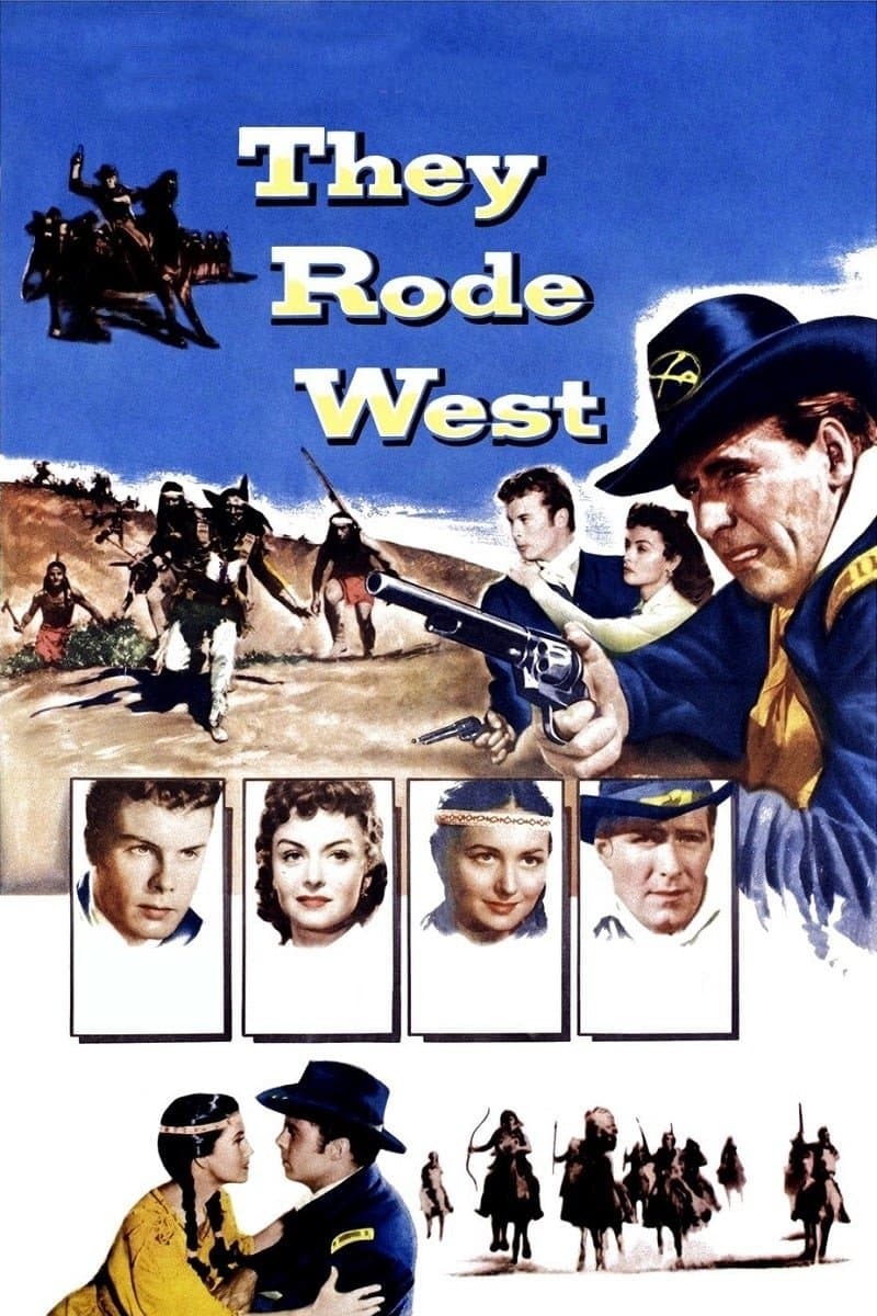 Poster They Rode West