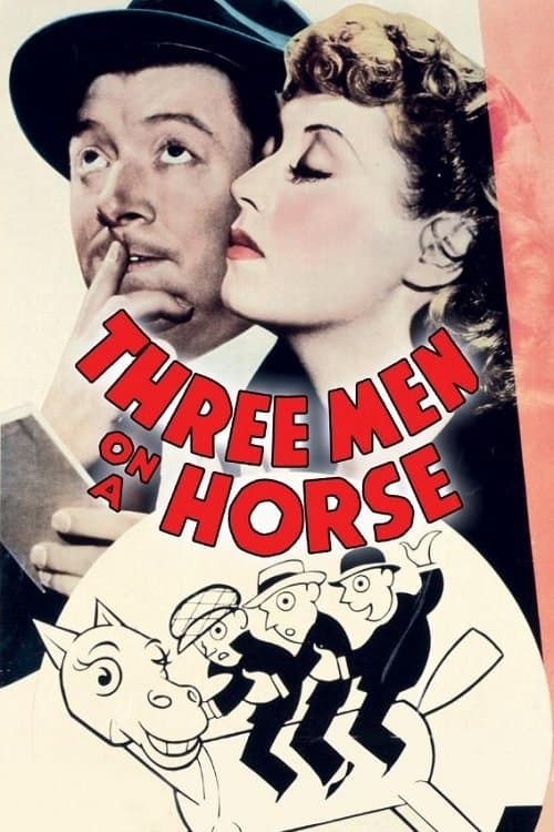 Poster Three Men on a Horse