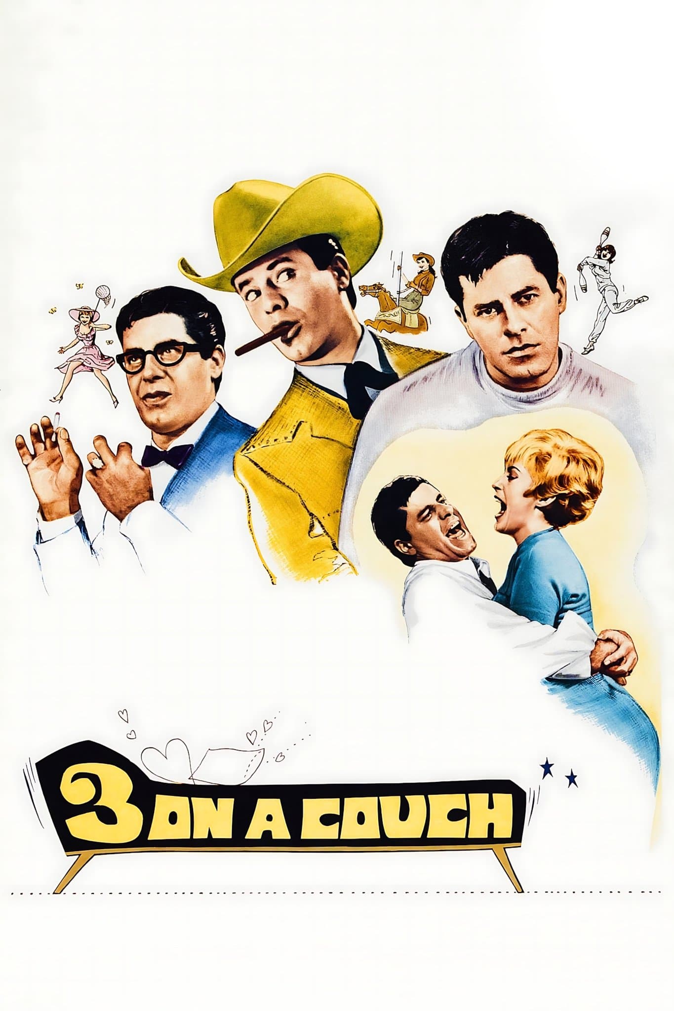 Poster Three on a Couch