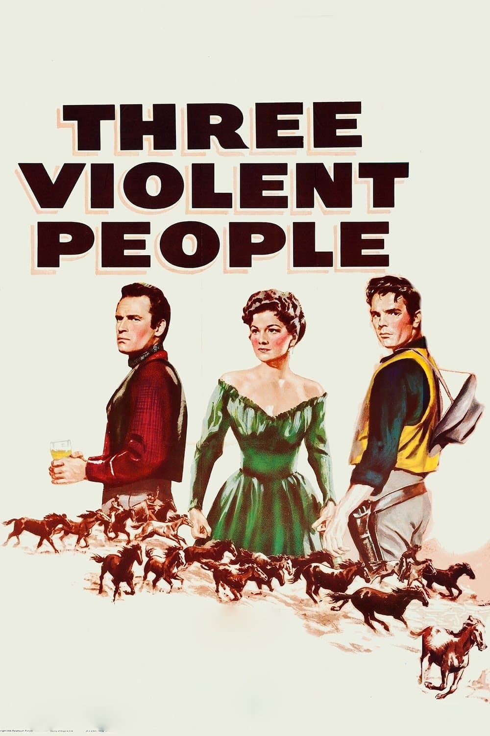 Poster Three Violent People