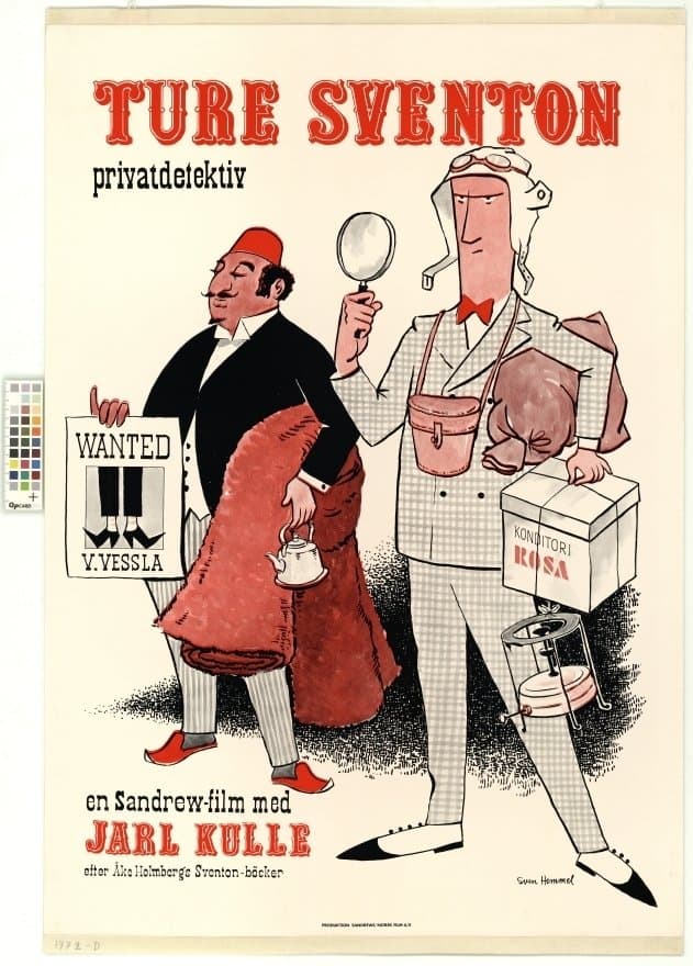 Poster Ture Sventon - Privatdetektiv