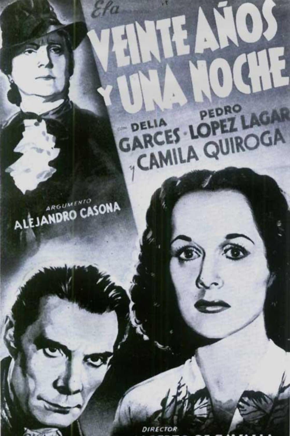 Poster Veinte años y una noche