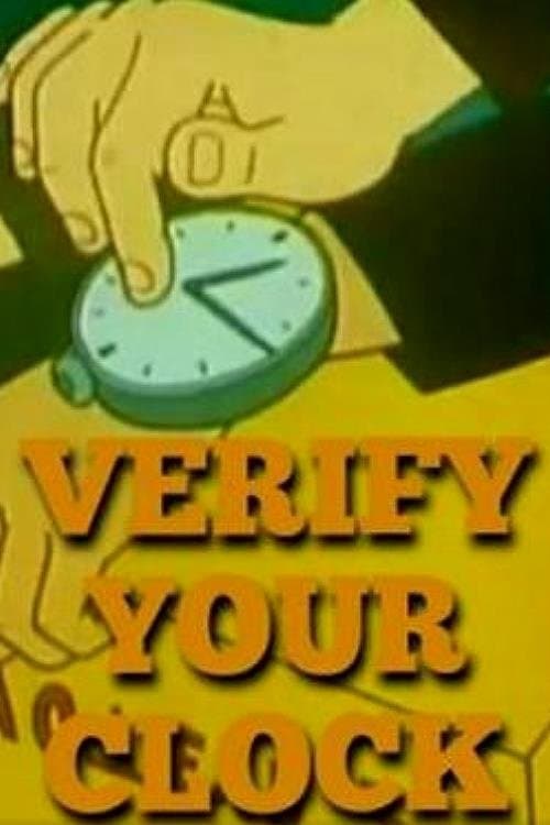 Poster Verify Your Clock