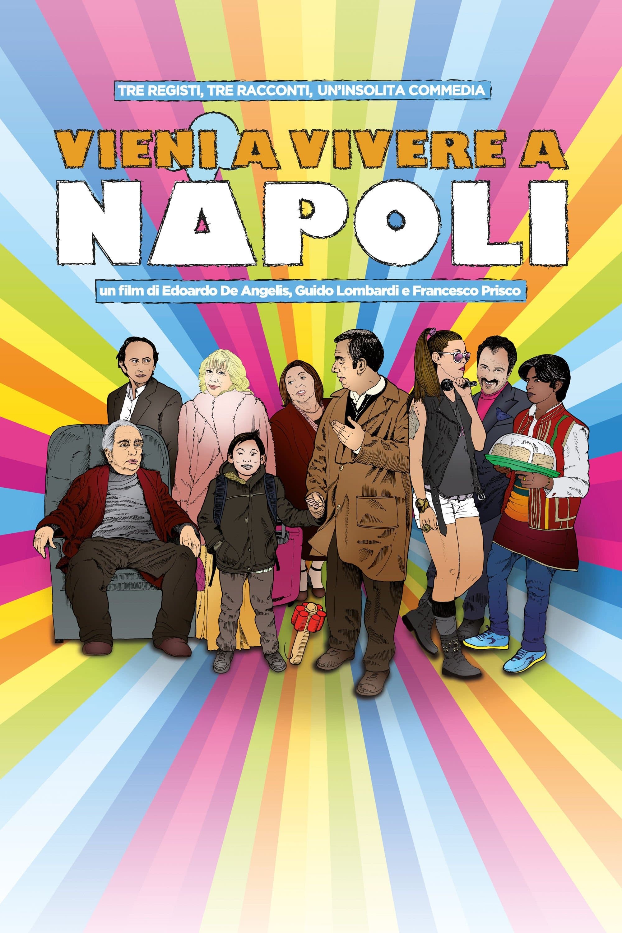 Poster Vieni a vivere a Napoli!