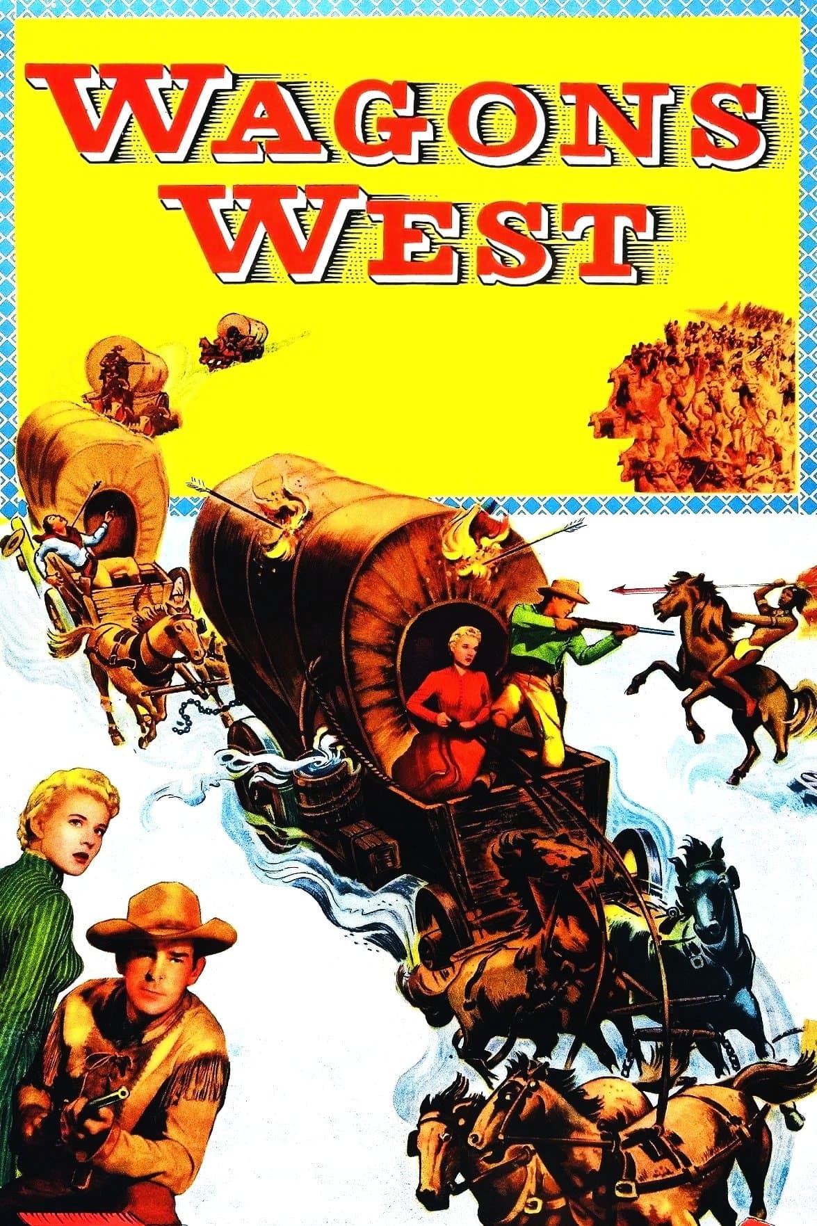 Poster Wagons West