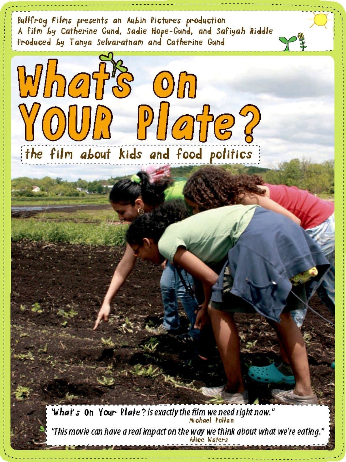 Poster What's On Your Plate?