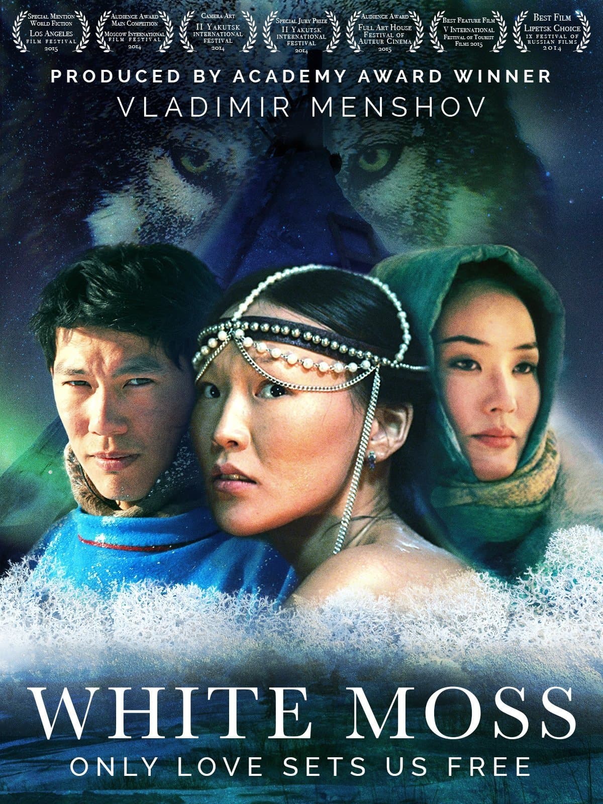 Poster White Moss