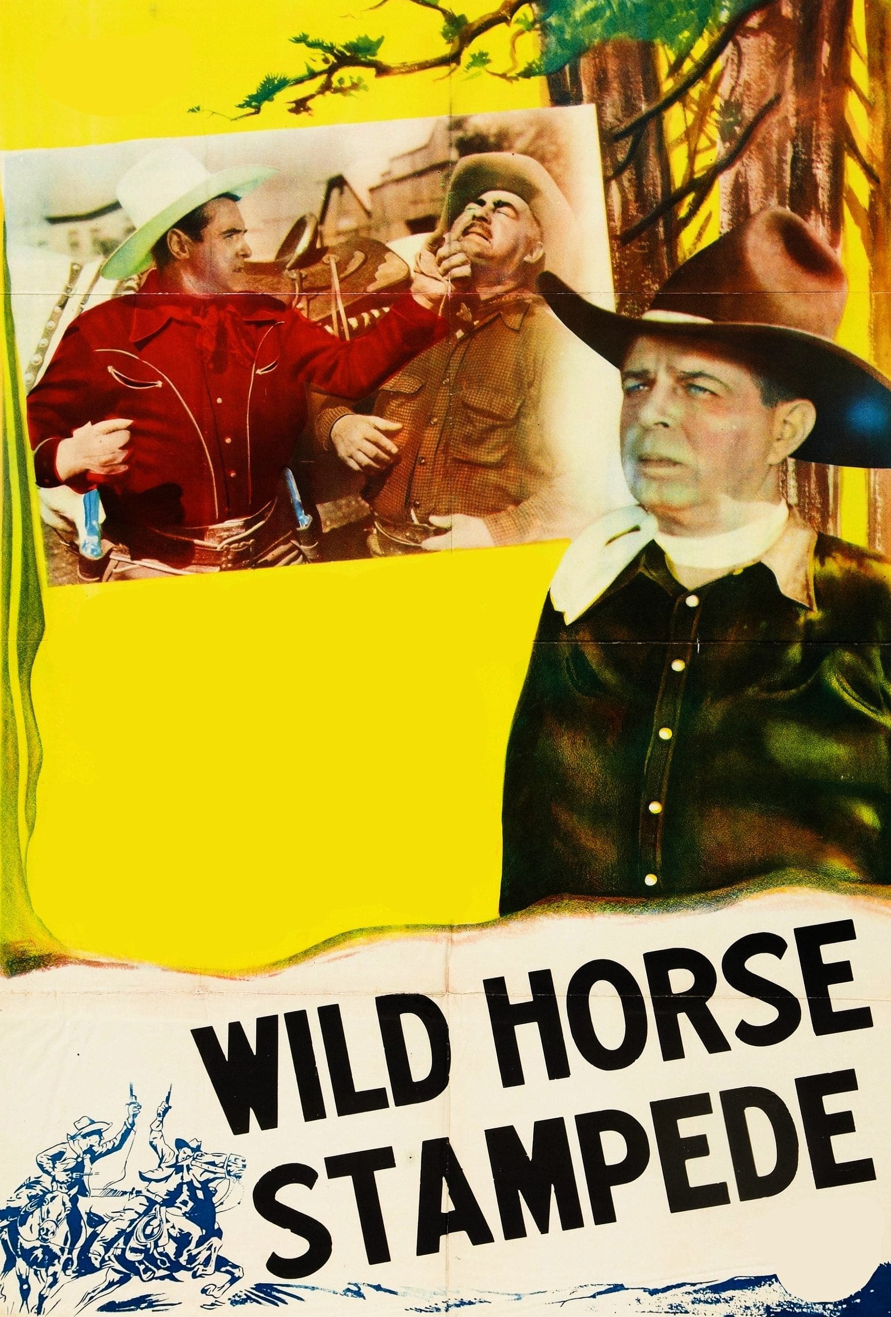 Poster Wild Horse Stampede