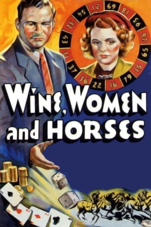 Poster Wine, Women and Horses