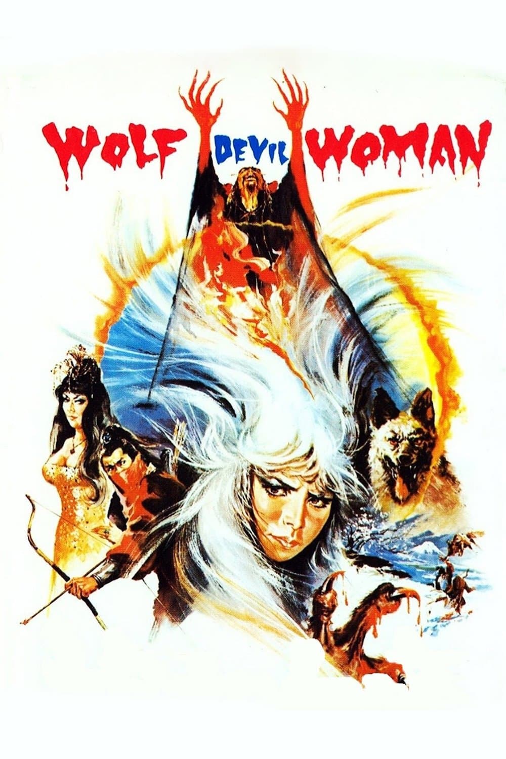 Poster Wolf Devil Woman