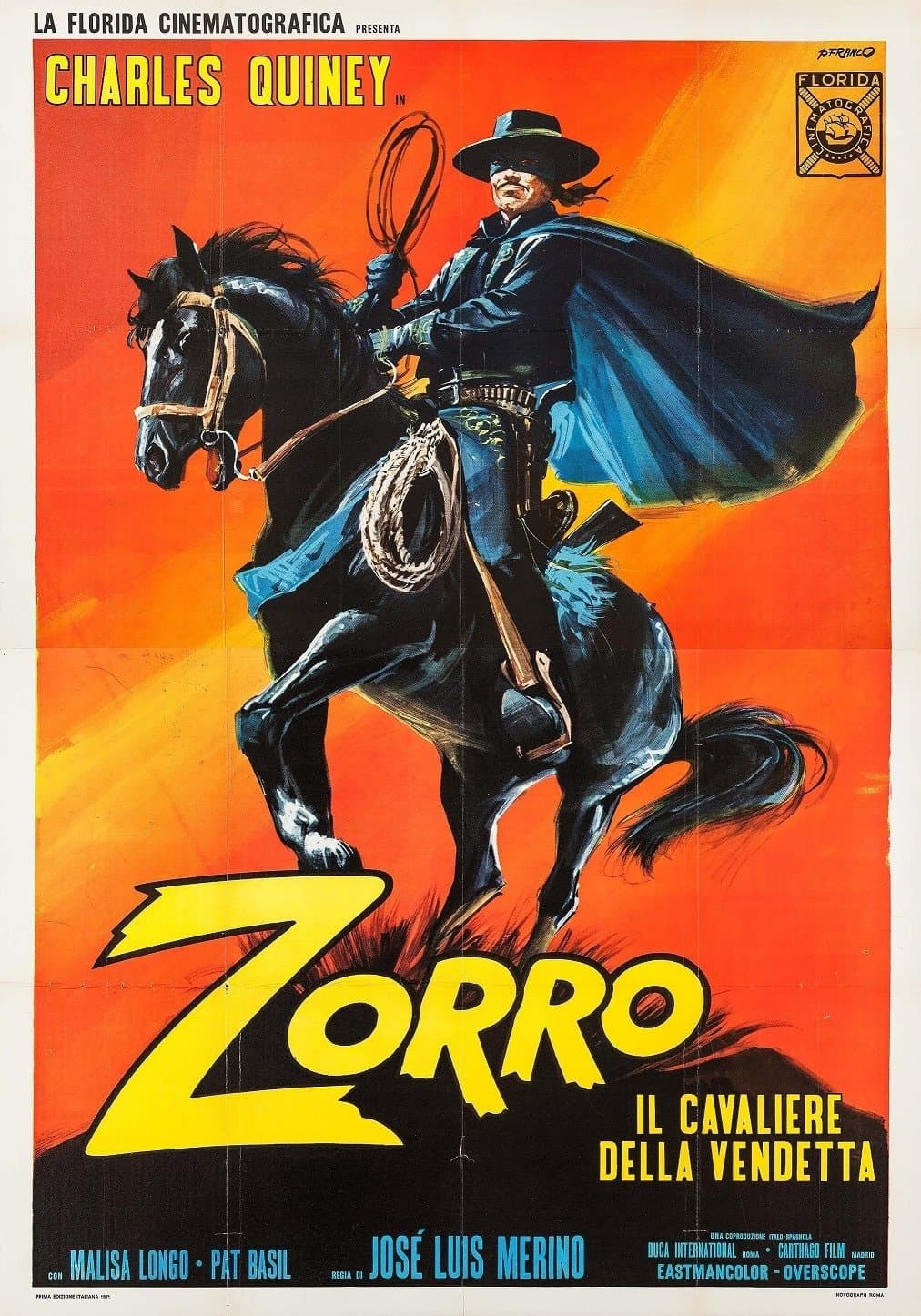 Poster Zorro, Rider of Vengeance