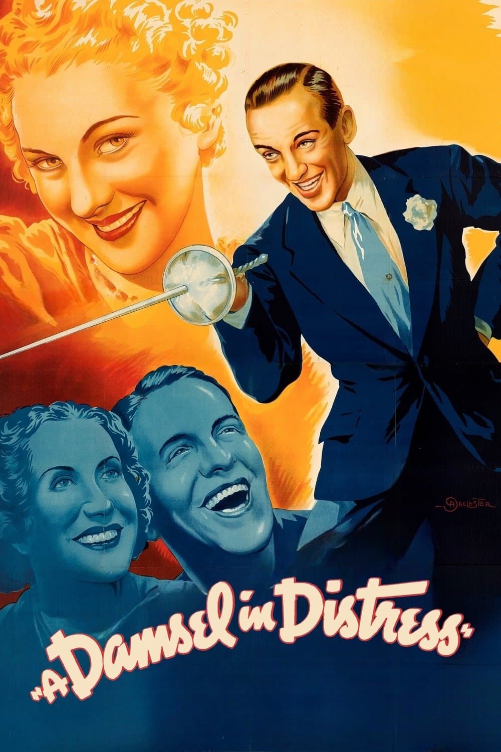 Poster A Damsel in Distress