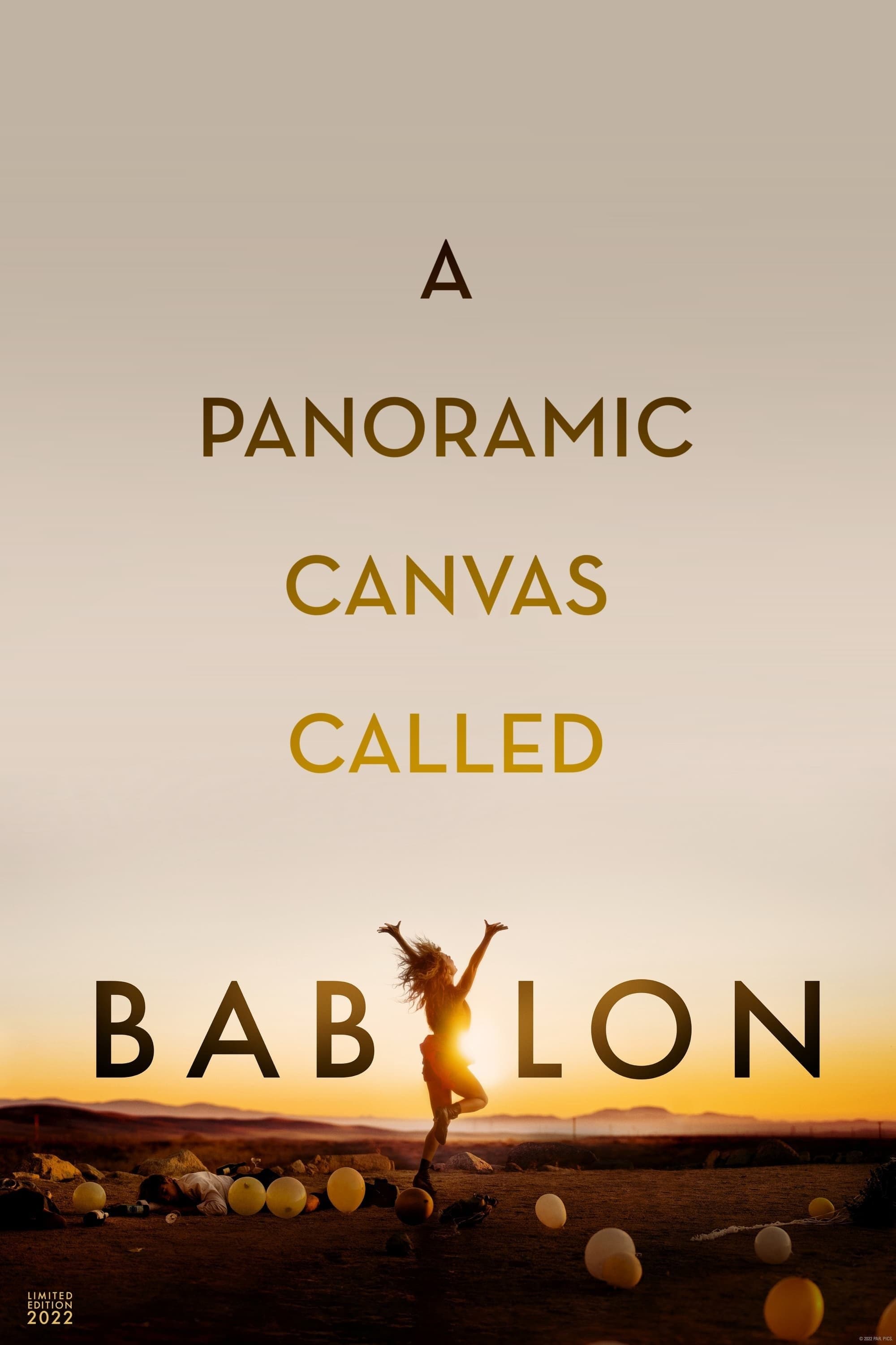 Poster A Panoramic Canvas Called Babylon